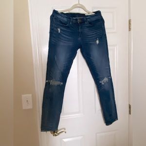 Skinny classic ripped jeans